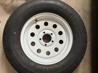 Goodyear Marathon ST205/75R15 Trailer Tire on Rim