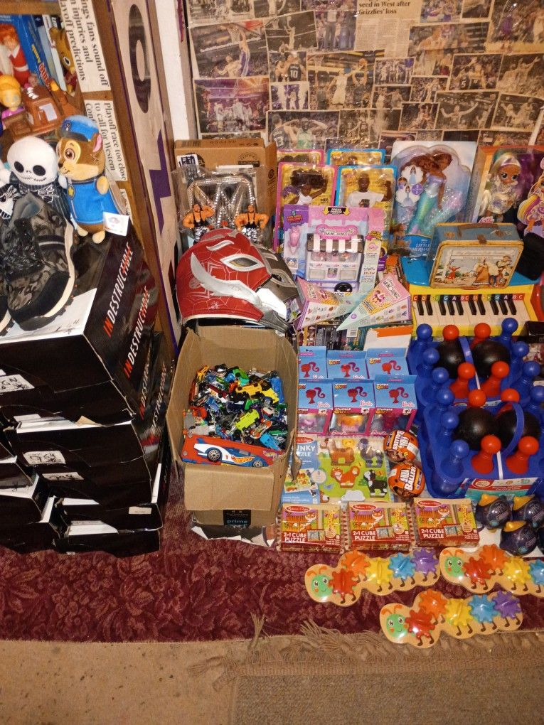 Toys And More Toys...Both New And Old...