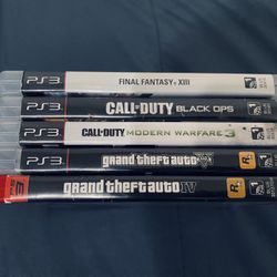 Sony Playstation 3 Ps3 Games Fully Functional In Very Good Condition adult owned I accept cash or Zelle