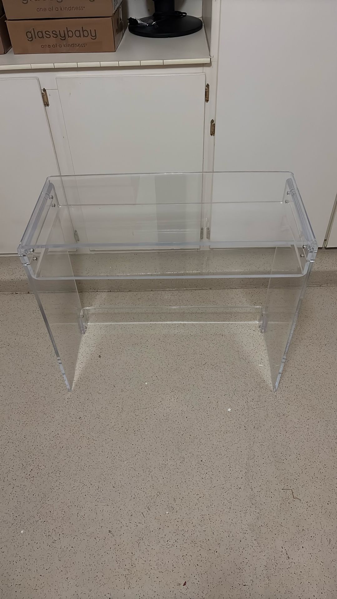 Transparent Office Desk/Vanity
