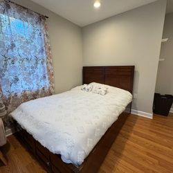 Queen Bed Frame with 2" box base
