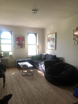 Bob’s Furniture Couch & Ottoman (sold as set)