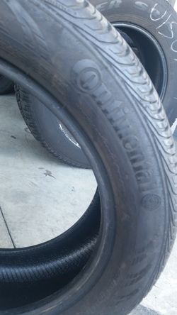 Continental 225/50/r17 like new