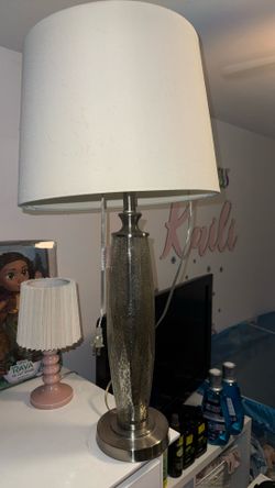 Silver Mirrord Lamp $10 