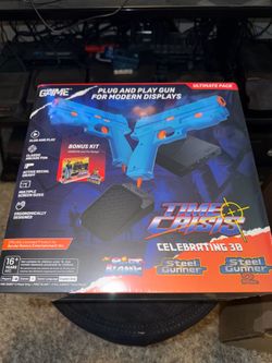 G'AIM'E TIME CRISIS+ ULTIMATE Light Gun "New Sealed”