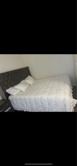California king luxury velvet bed grey