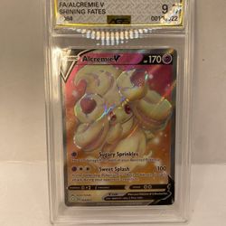 Shining Fates 064 Full Art Alcremie V AGS 9.5