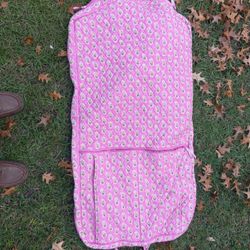 Vera Bradley Garment Bag Retired Pink Paisley