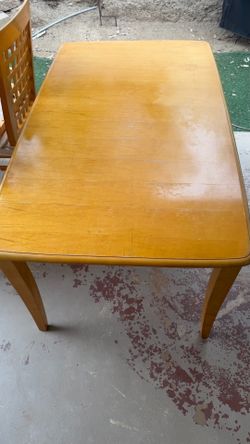 Wood Dining Table Set – Table + 4 Chairs – Solid & Sturdy 🍽️