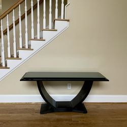 Black Lacquered Console Table