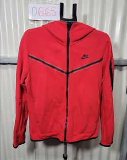 Nike Tech Fleece Red Hoodie, size M (0665)