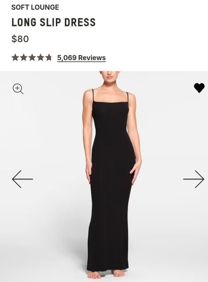 *NEW*SKIMS* SOFT LOUNGE LONG SIP DRESS