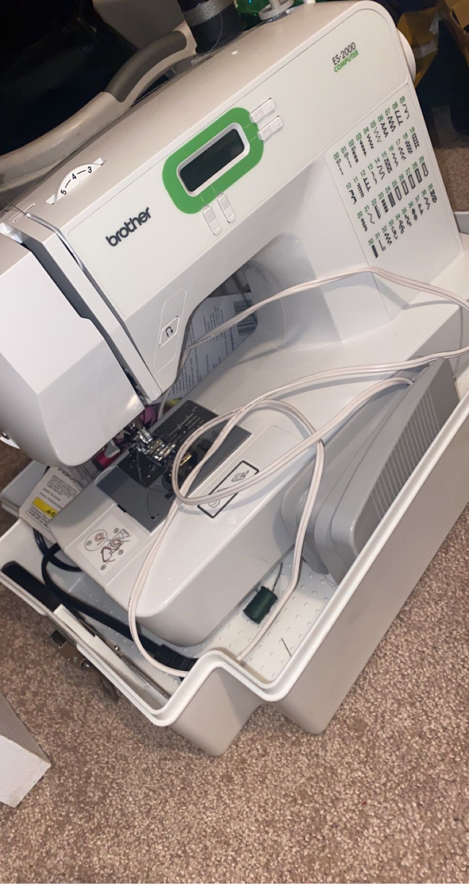 brand new ES-2000 brother sewing machine