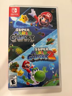super mario galaxy 1 and 2 nintendo switch game bundle