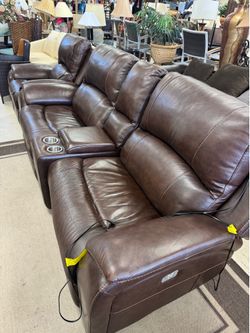 Leather Sofa Recliner & Accent Chair