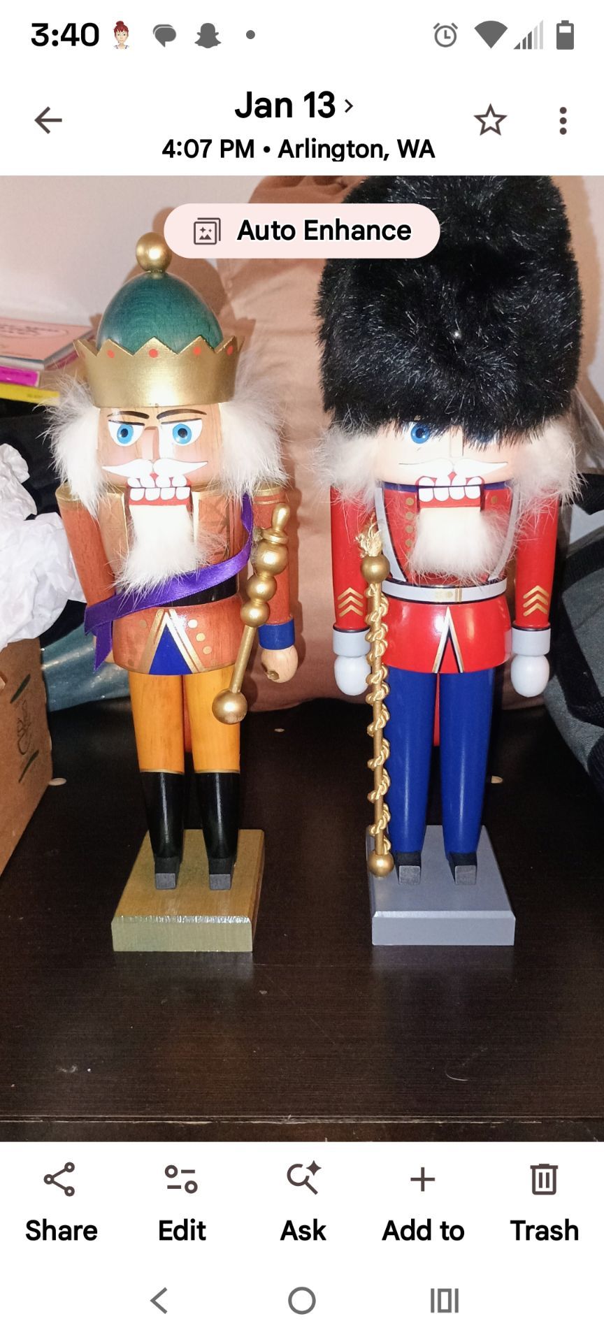 Hand made in Germany nutcrackers
