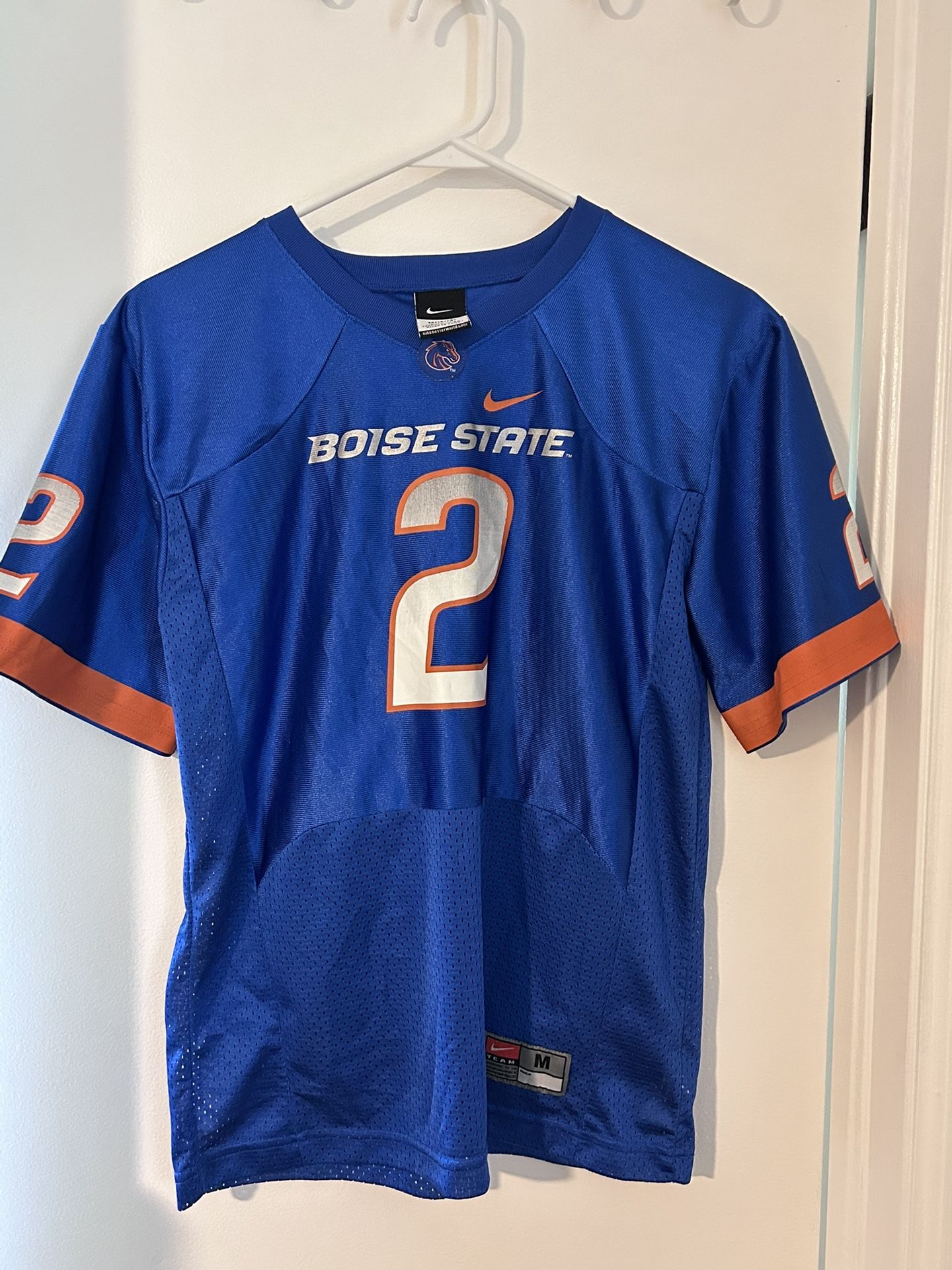 Unknown Autographed #2 Boise State Broncos Football Jersey Youth Medium 12/14