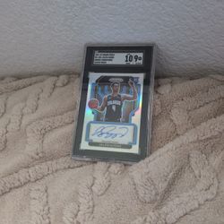 **RARE** Authentic Jalen Suggs PSA 10 Graded Signed Orlando Magic Card 
