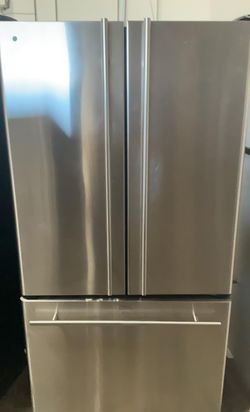 Kitchen Aid 3 Door Stainless Steel Fridge
