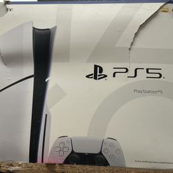 Sony PlayStation 5 Ps5 Slim Disc Version With Controller In Box! 