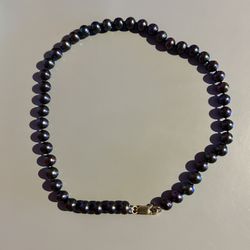 Brown Pearls Necklace For Sale 