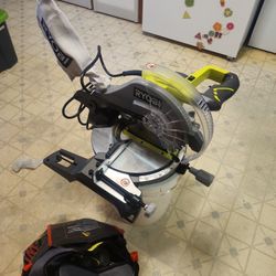 Ryobi 10in Chop Saw Plus Free Extra Blade