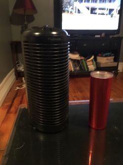 Holmes HEPA-Type Mini Tower Air Purifier, Black