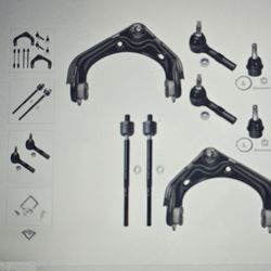 8 Pc Front Upper Control Arms
