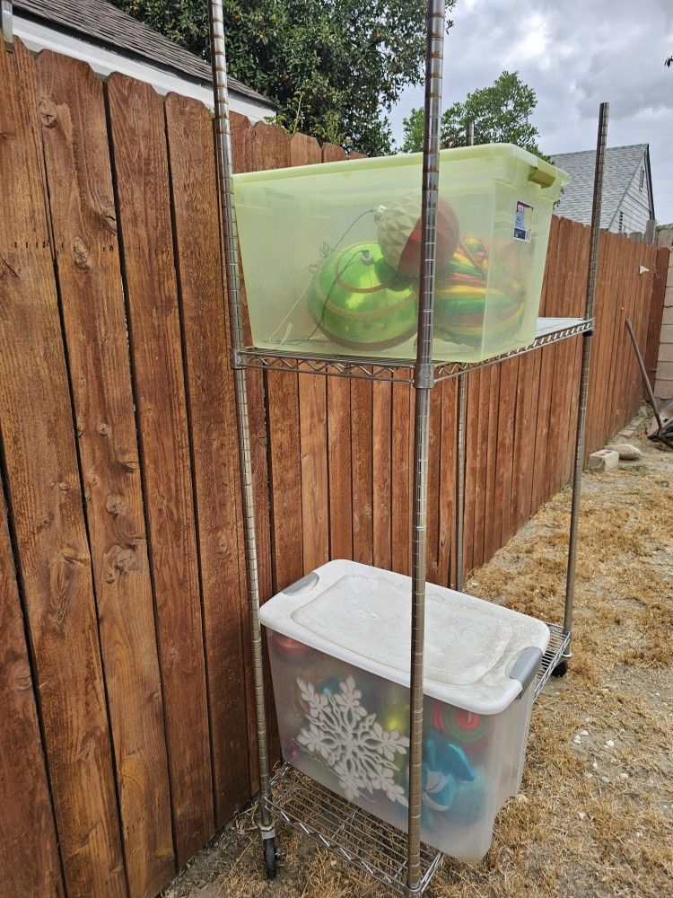 Garage Storage Rack. Perfect For 27 Galon Totes