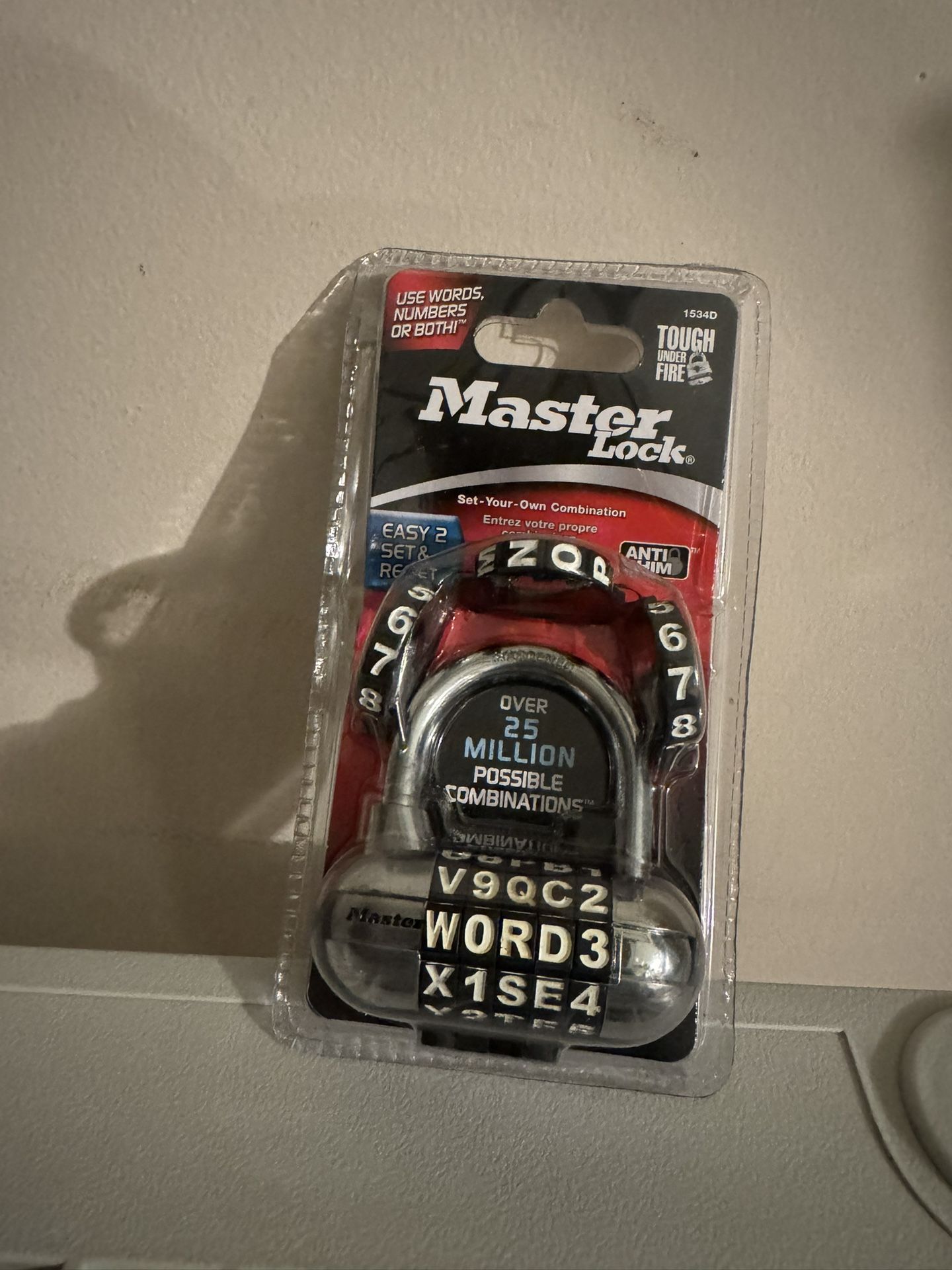 Master Lock Combination Lock - New in Package!