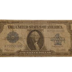 Silver Certificate 1923 Horseblanket One Dollar Circulated $1
