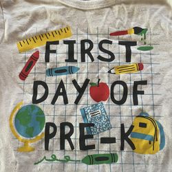 Pre-K Size 4 T-Shirt