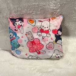 Sanrio Characters Pink Foldable Shopping Bag