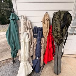 Assorted Patio Umbrellas