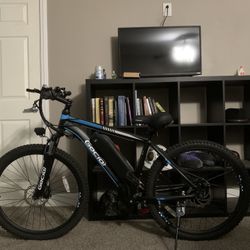 Gocio 26" Electric Bike for Adults, 750W Peak Motor 48V 7.8Ah Battery, 5-Speed Mountain Ebike, UL2849