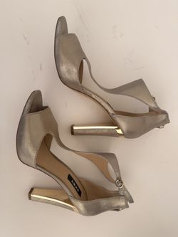 Champagne Gold 4 Inch Heels