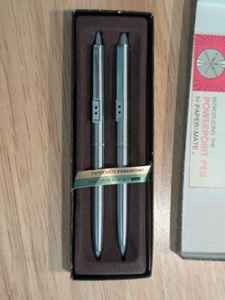 Vintage Paper Mate Powerpoint Executive Slim Set NOS Made In USA