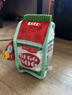 Bark Box Dog toy “Begg Nog” Christmas