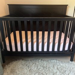 Black Baby Crib 