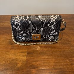 Michael Kors Sonia Medium Snake Embossed Shoulder Bag
