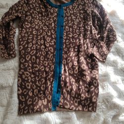 Leopard Cardigan 