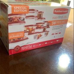 Rubber Maid Special Edition 38 Piece Tupperware 