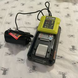 Ryobi 40v Charger And 40v 2AH Battery