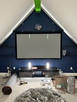 Elite Screens 100 Inch 16:19 Ambient Light Projector Screen