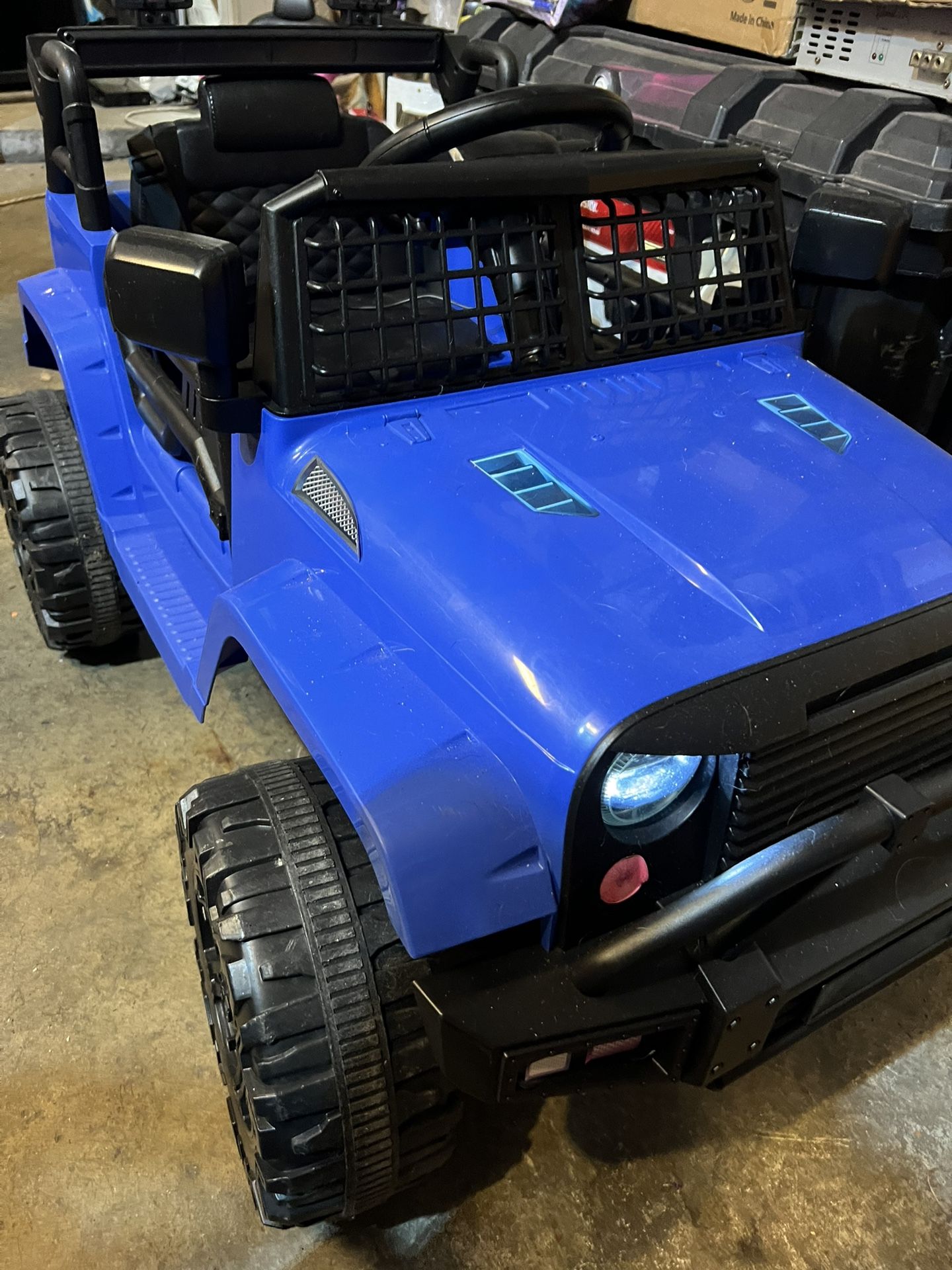 Electric Jeep With Remote