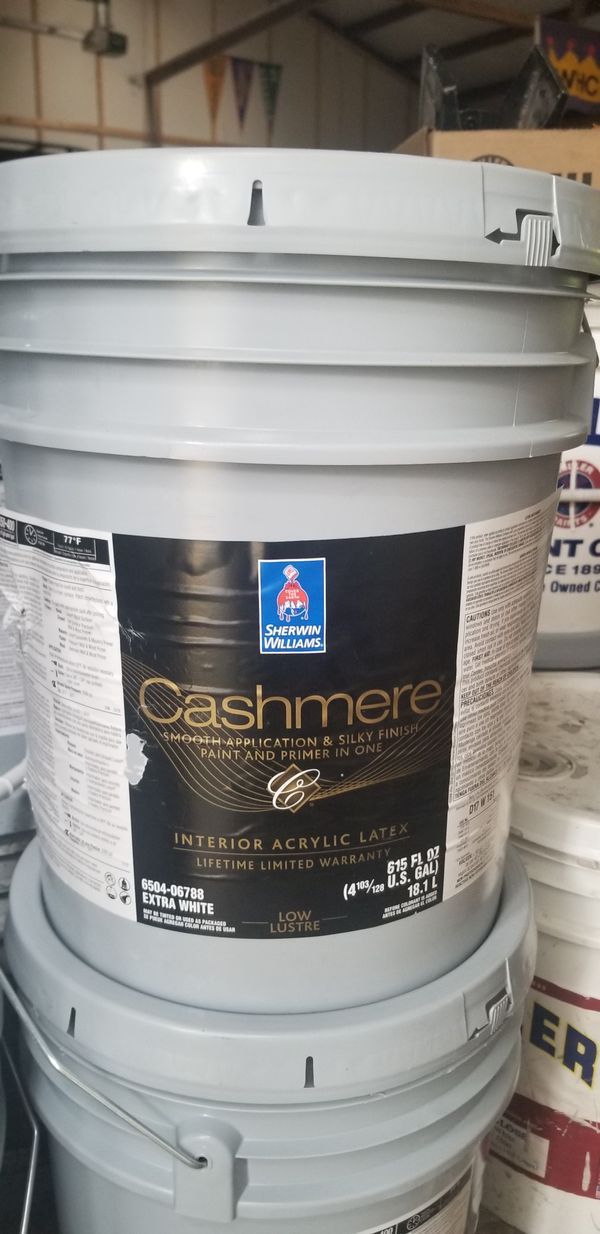 25 gallons of sherwin williams cashmere interior paint for Sale in Port