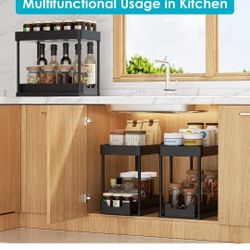 2 Pack Under Sink Organizer
