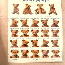 USPS Gund Bear Postage Stamps