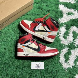 Size 9.5 - Jordan 1 High Off-White Chicago