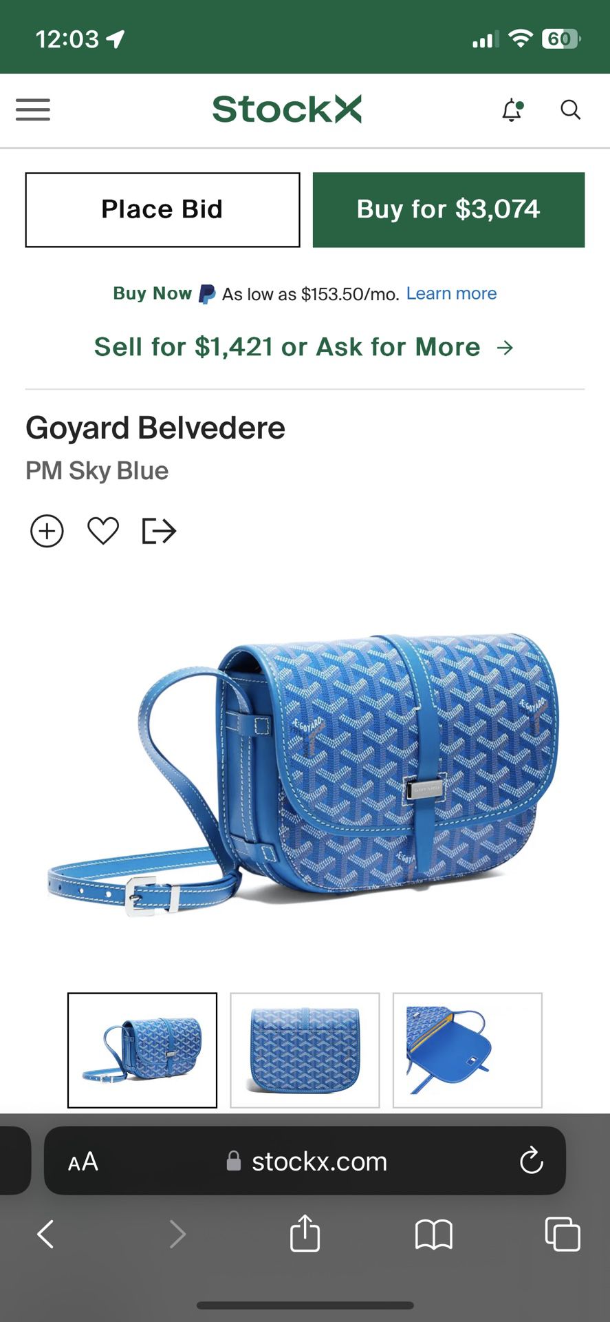 Goyard Bag for Sale in Los Angeles, CA - OfferUp